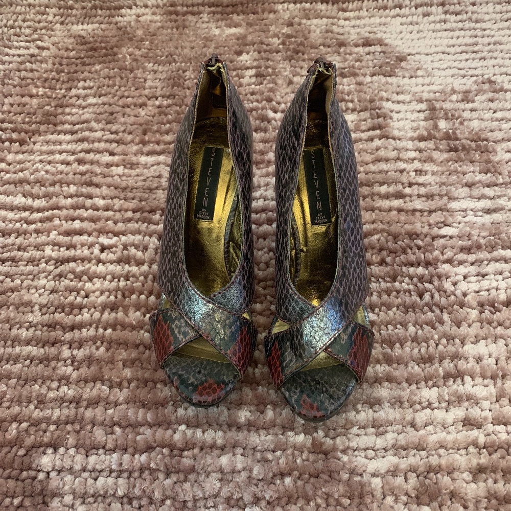 Steve Madden Snake Skin Heels